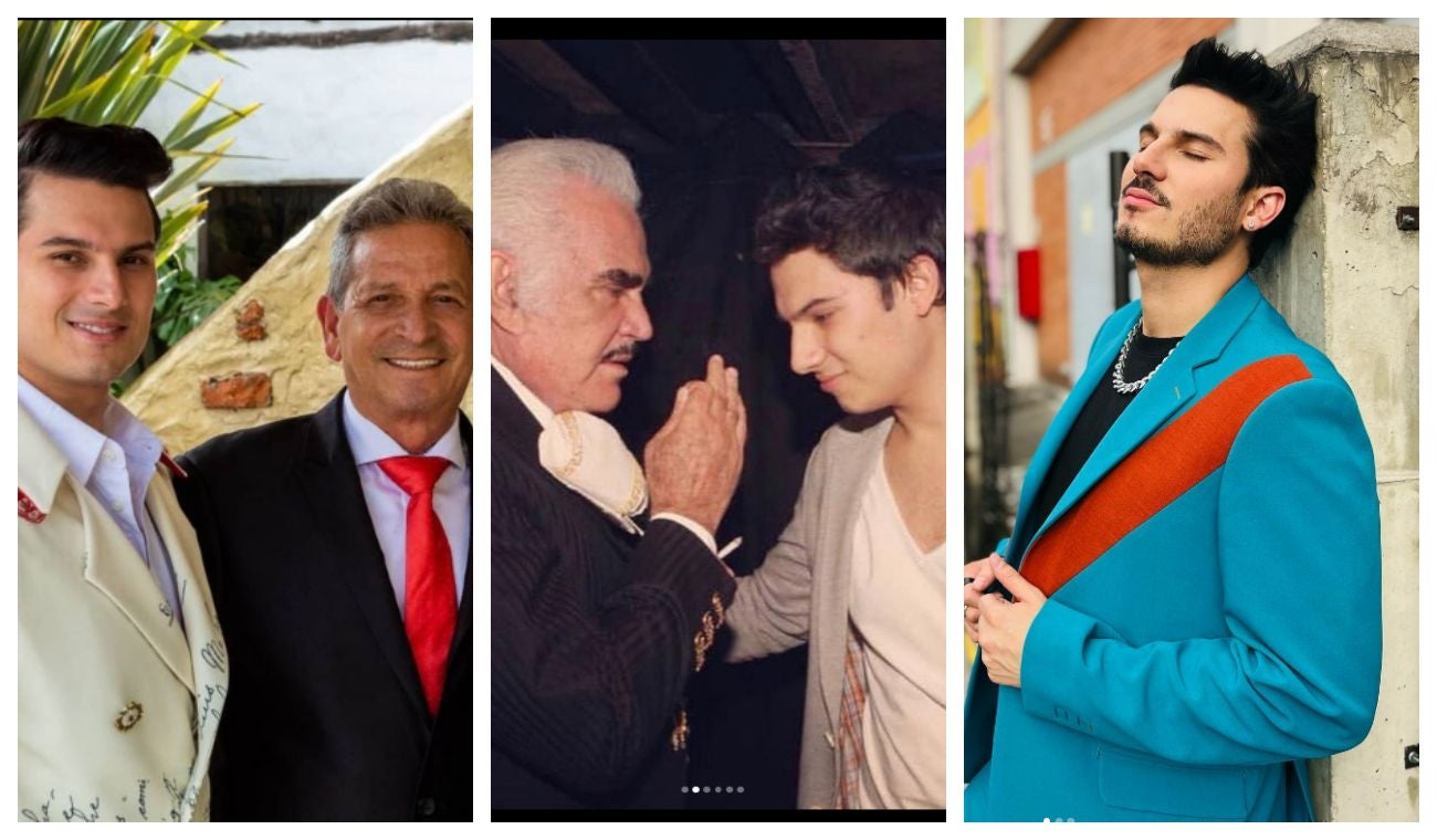 Pipe Bueno y la foto con Darío Gómez, Vicente Fernández