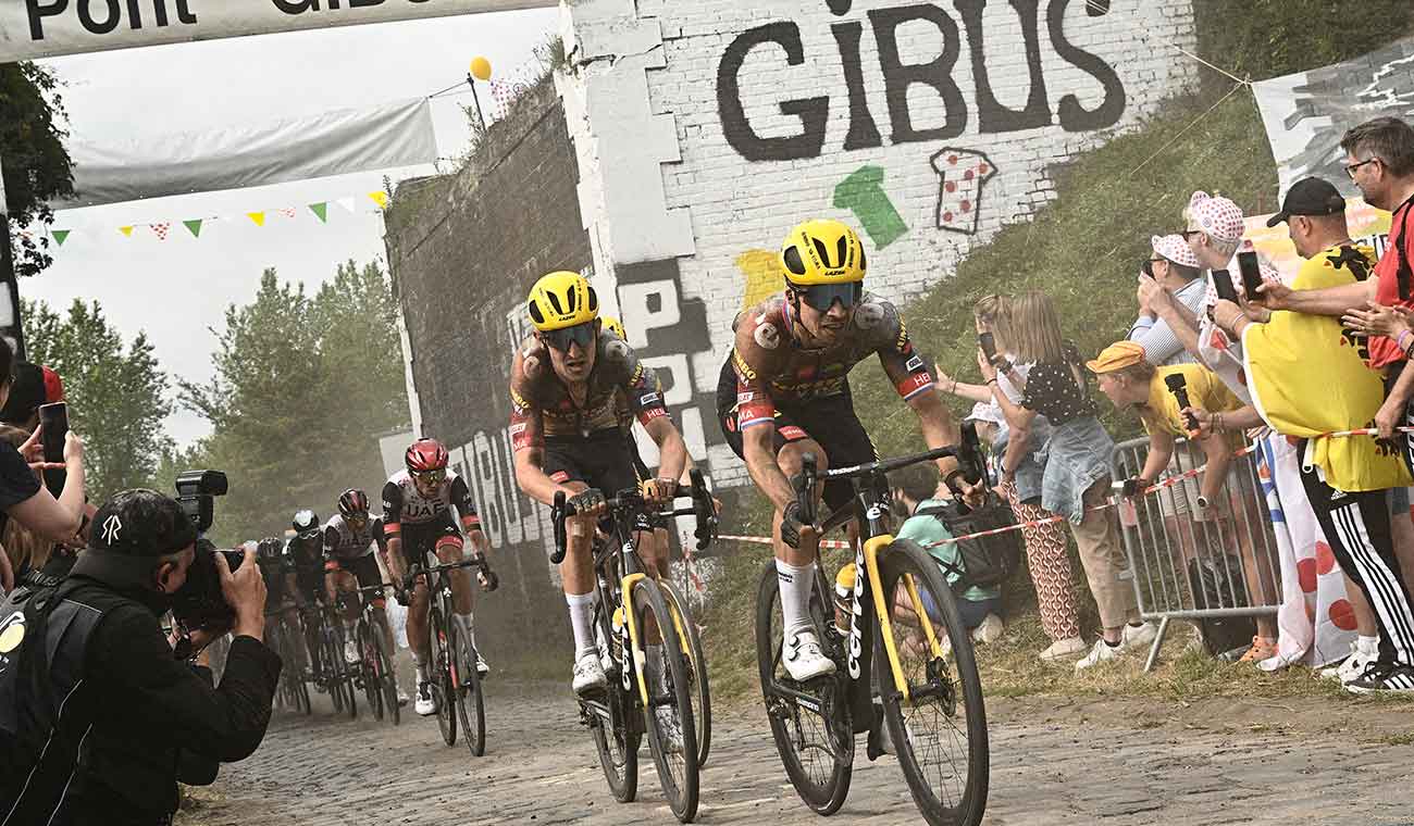 Primoz Roglic en el Tour de Francia 2022