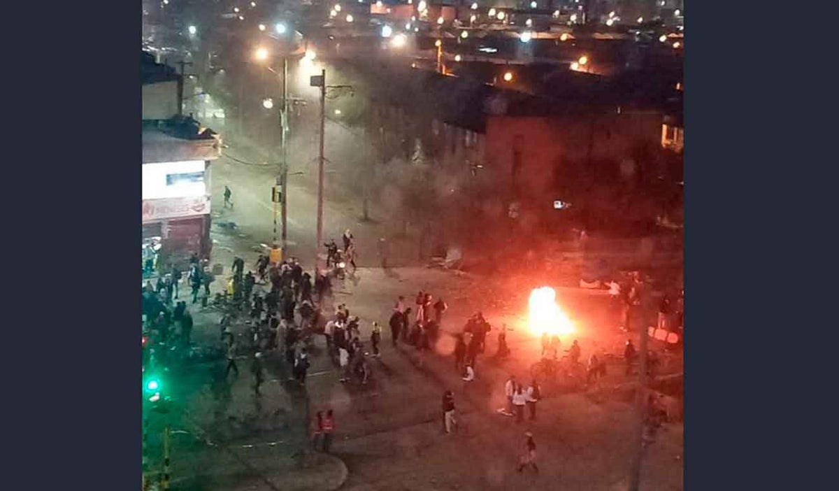 Protestas en Bogotá
