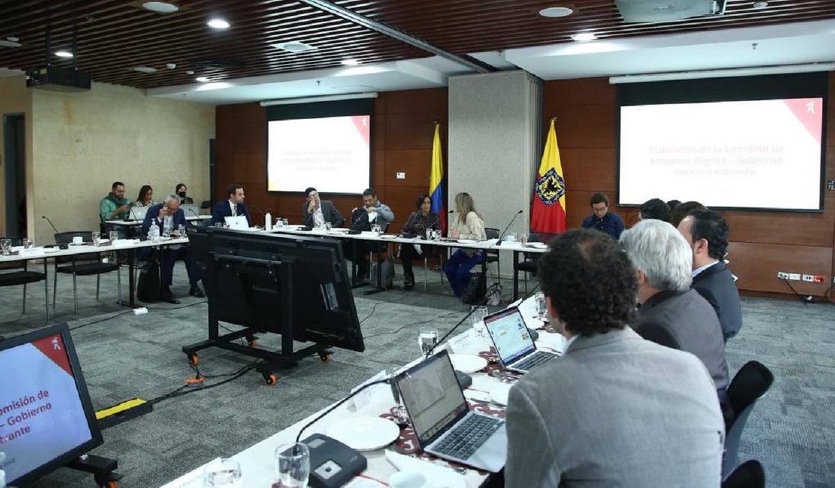 Reunión entre Gobierno entrante y Alcaldía de Bogotá