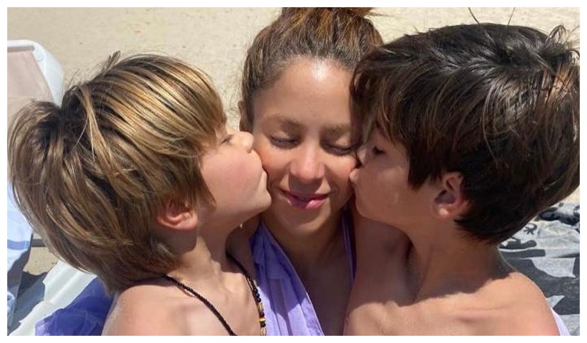 Shakira y sus hijos