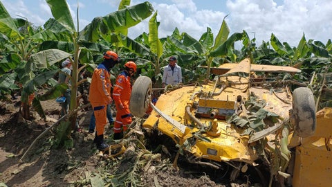 Avioneta accidentada en Meta.