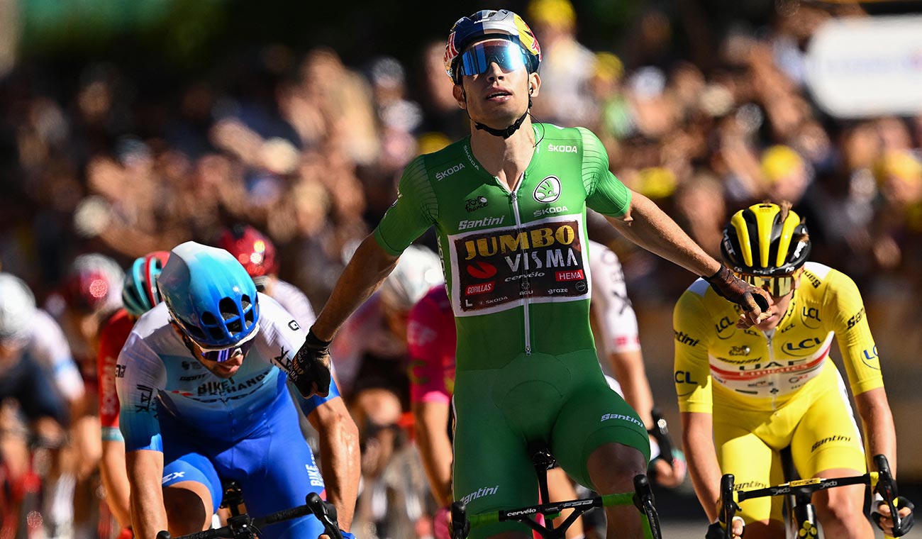 Wout van Aert se impone en la octava etapa del Tour de Francia 2022