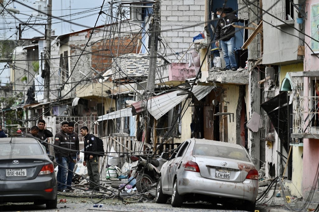 Explosión en Ecuador