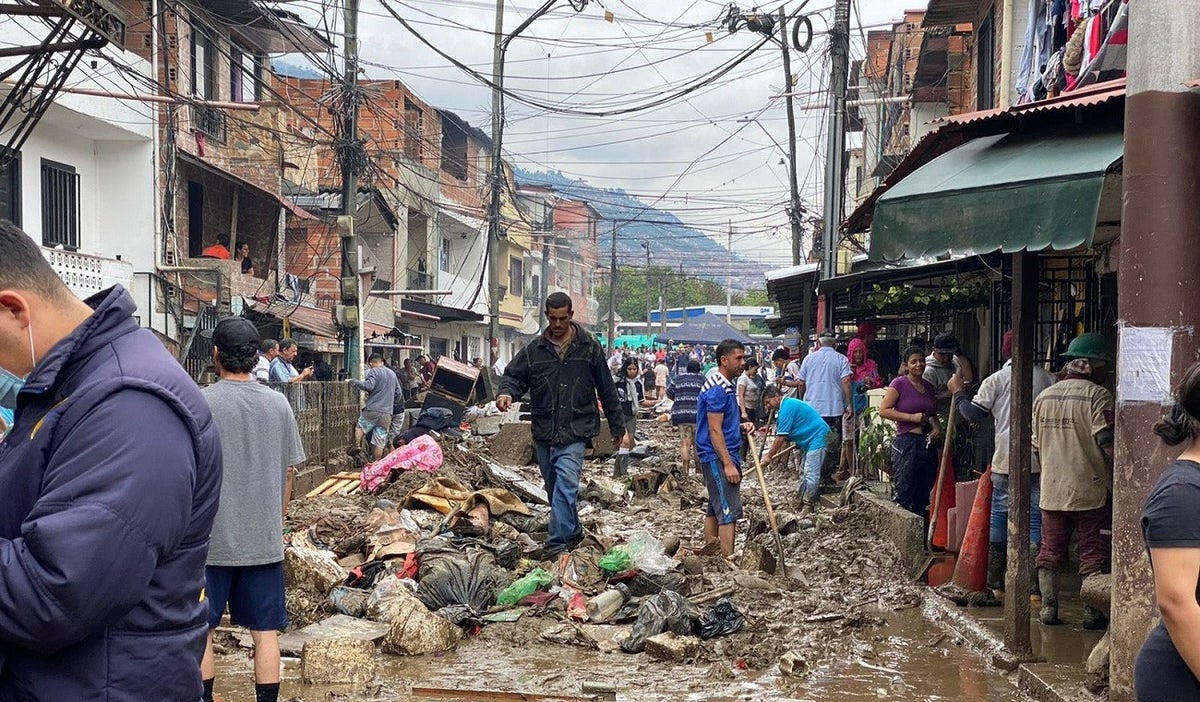 Afectaciones por lluvias en Bello