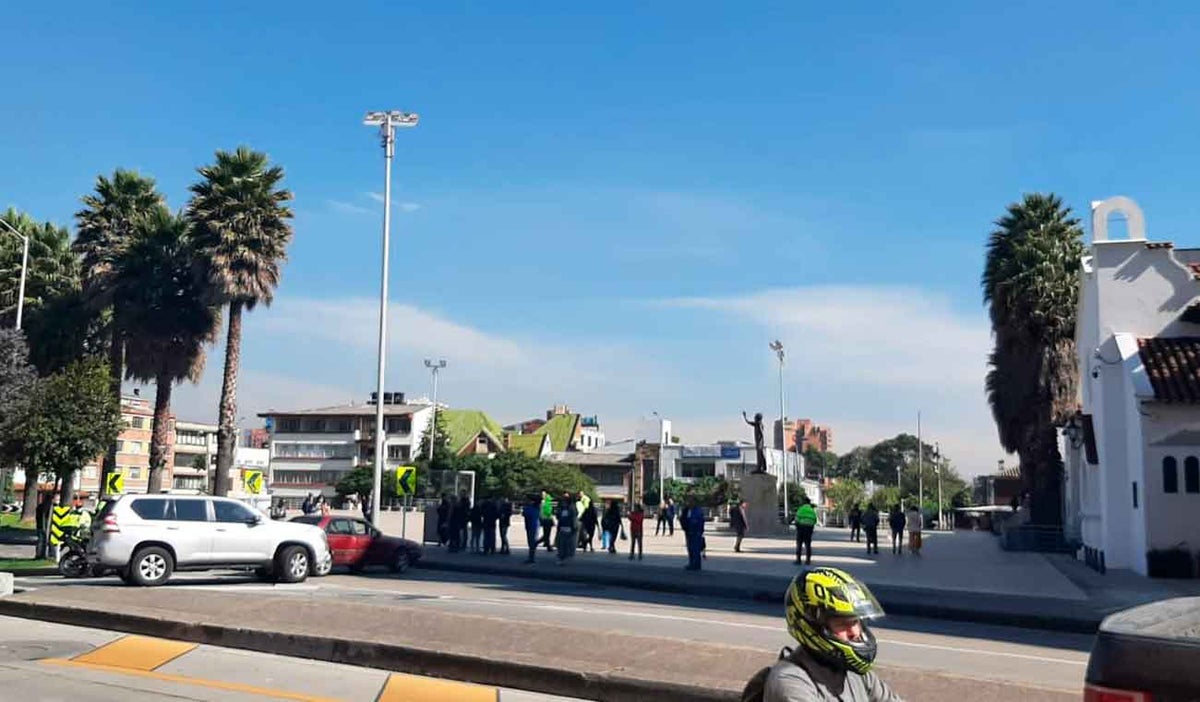 Balacera al frente del Concejo de Bogotá