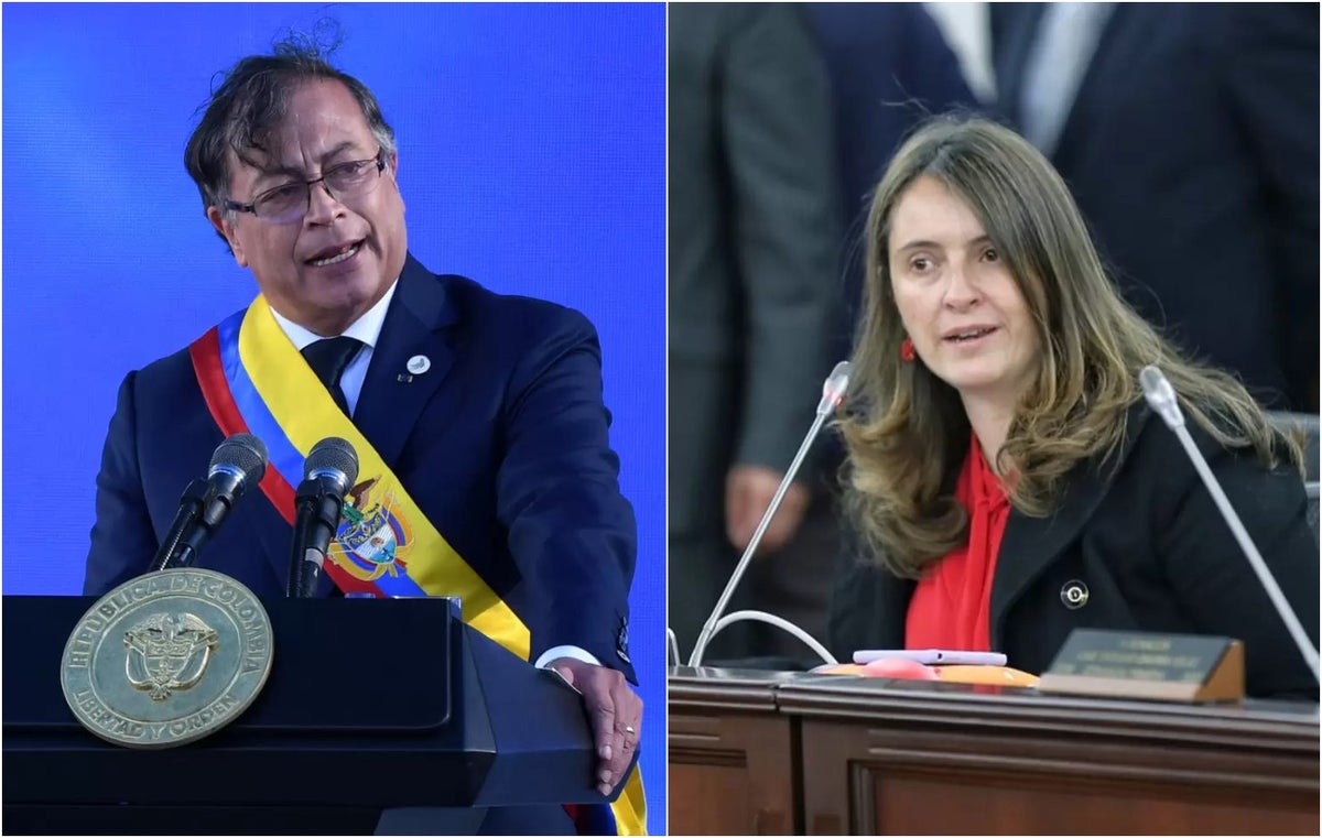 Gustavo Petro y Paloma Valencia