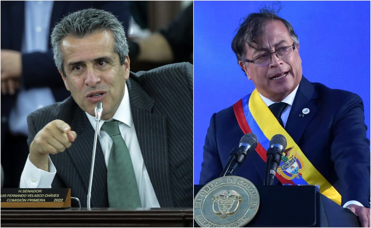 Luis Fernando Velasco y Gustavo Petro