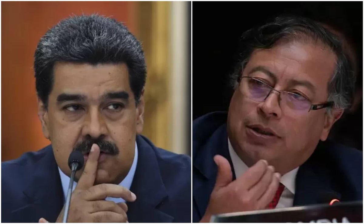 Nicolás Maduro y Gustavo Petro