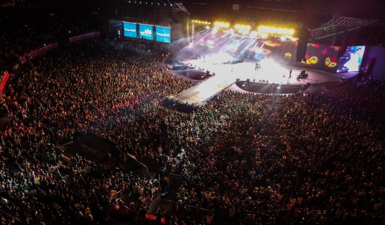 Concierto de Elder Dayan Díaz en el Parque de la Leyenda Vallenata