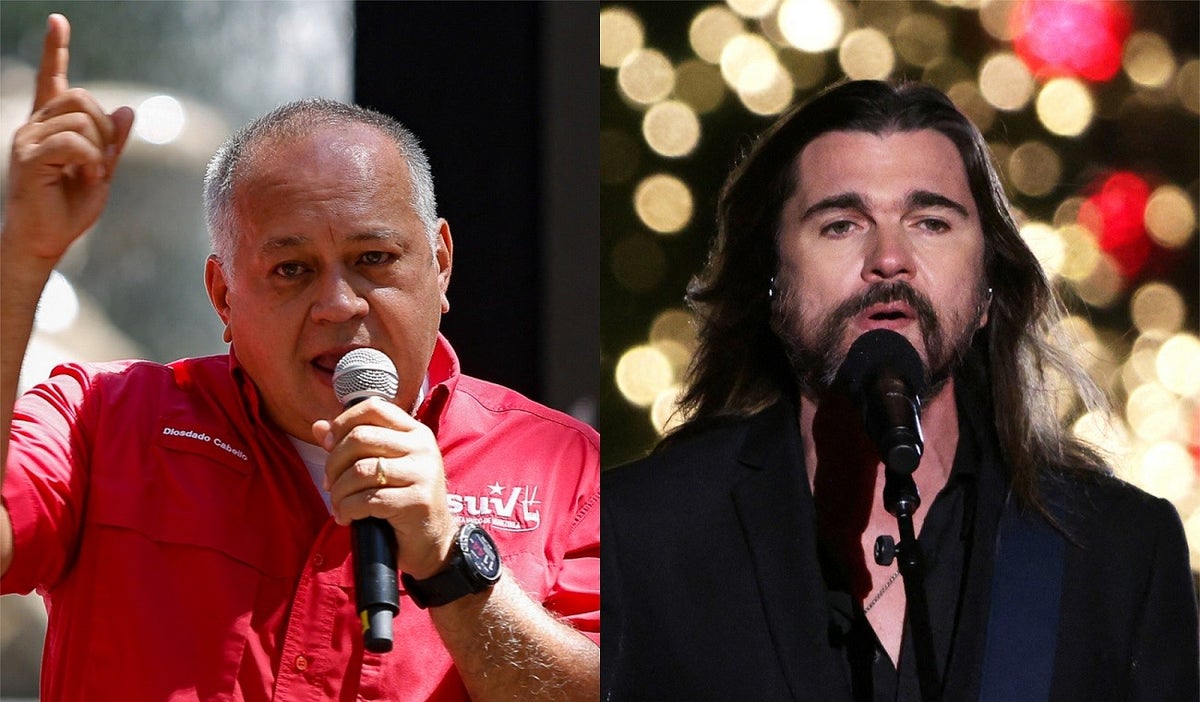 Diosdado Cabello y Juanes
