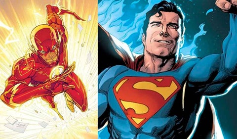 Flash y Superman, héroes de DC Cómics