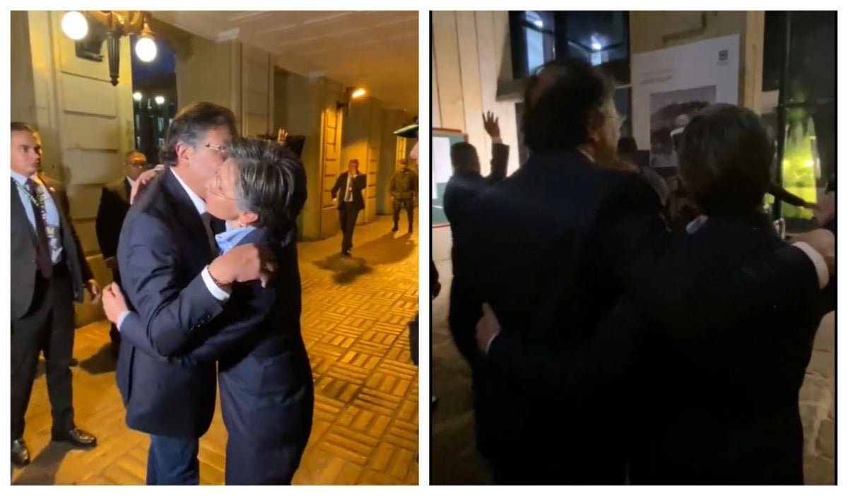 Gustavo Petro y Claudia López