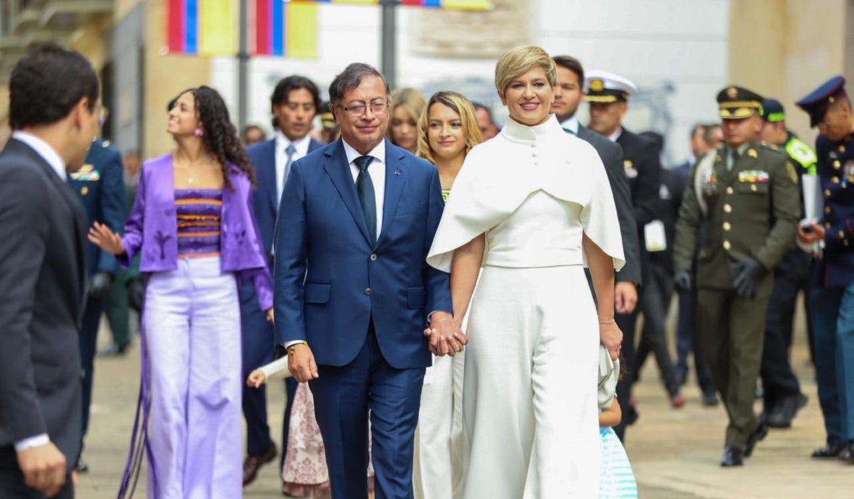Gustavo Petro y Verónica Alcocer