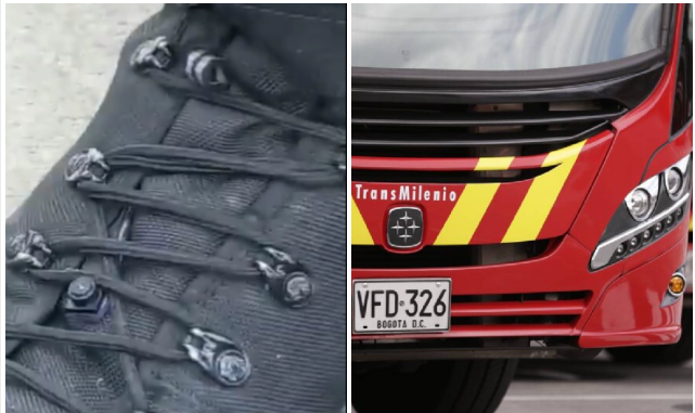 Hombre escondía cámara en su zapato presuntamente para ver mujeres en TransMilenio