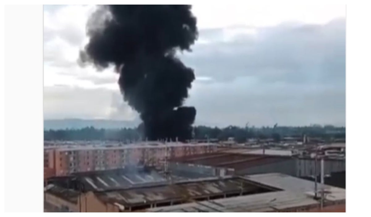 Incendio en Bogotá