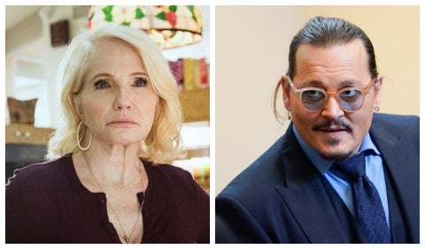 Johnny Depp y Ellen Barkin