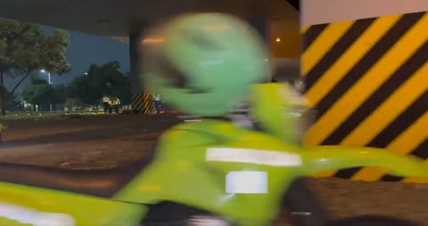 Moto de la policía