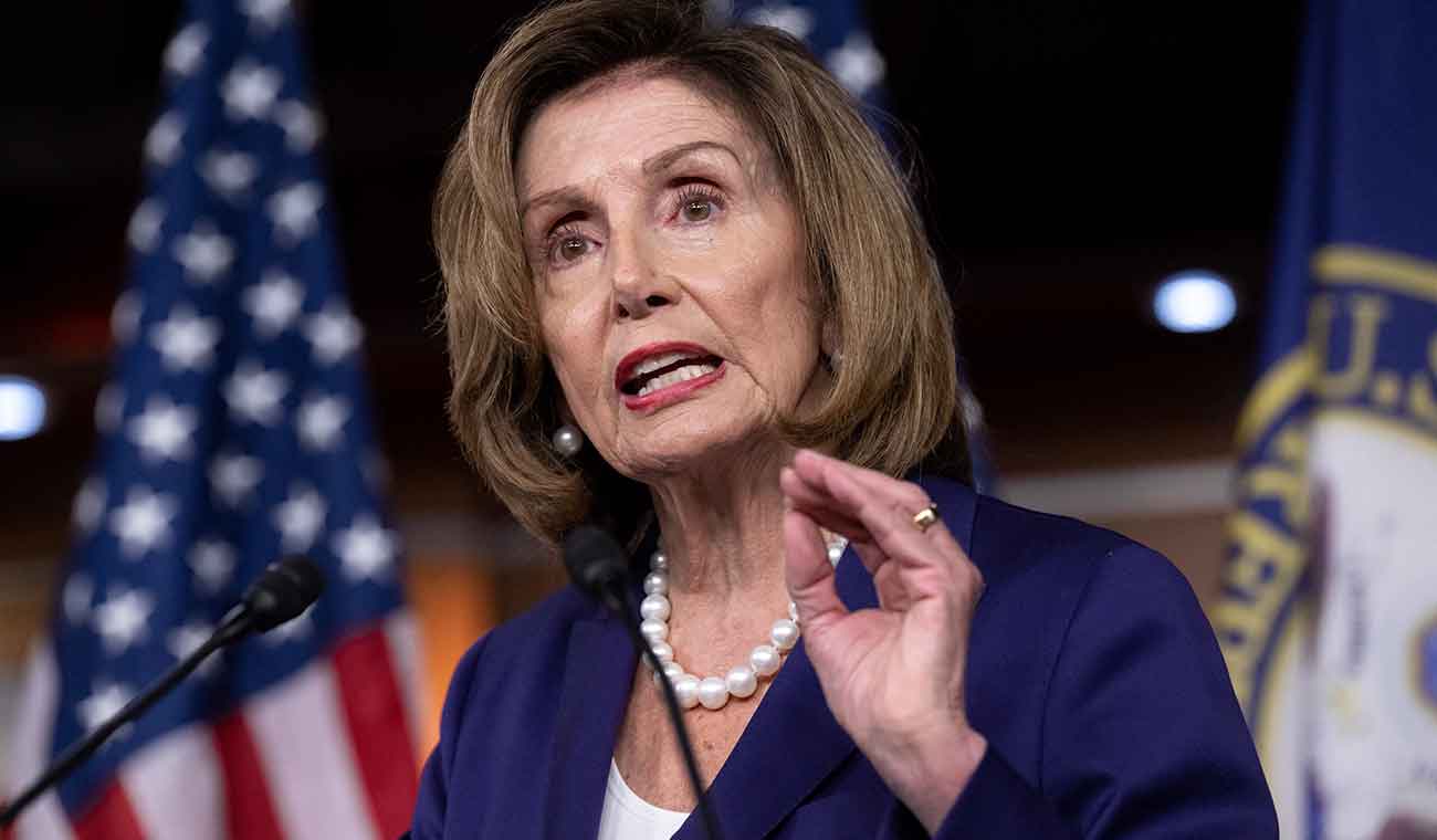 Nancy Pelosi, presidenta de la Cámara de Representantes de EE.UU.