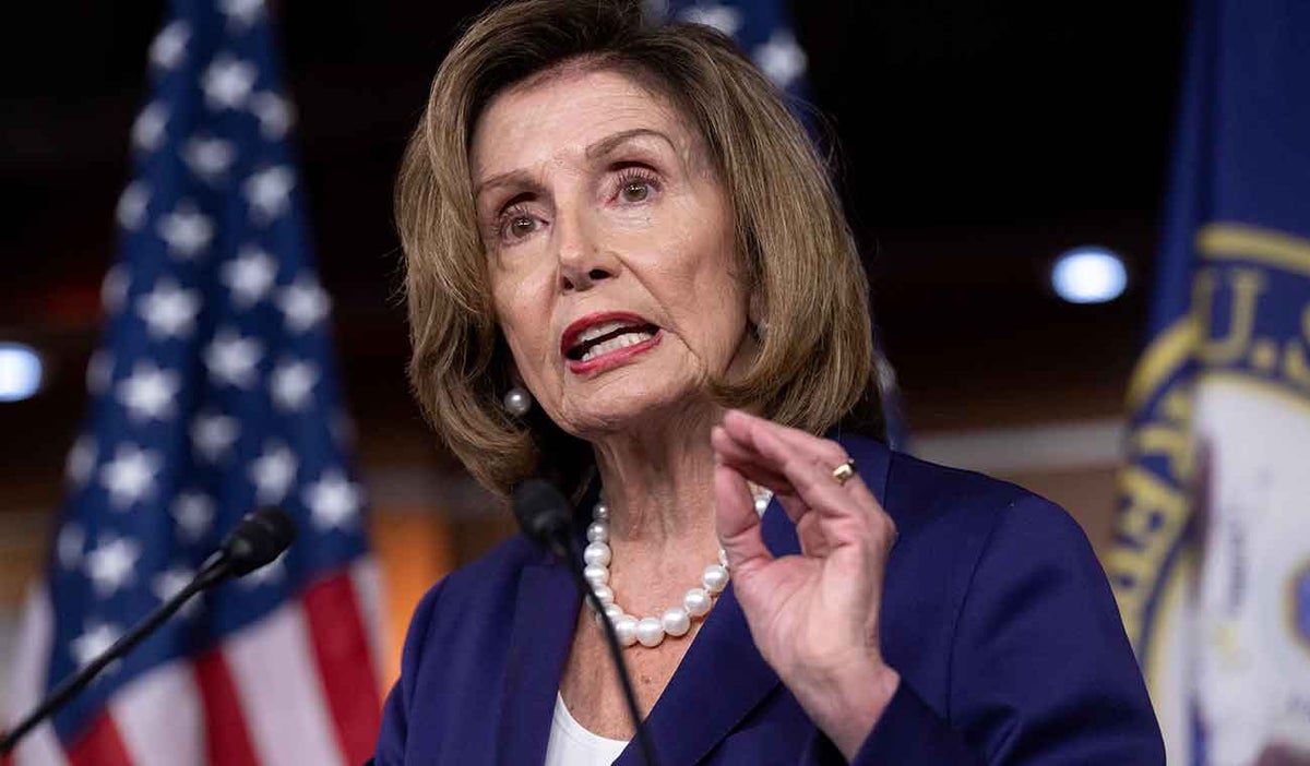 Nancy Pelosi, presidenta de la Cámara de Representantes de EE.UU.