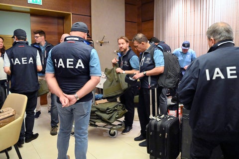 Inspectores del OIEA en Ucrania