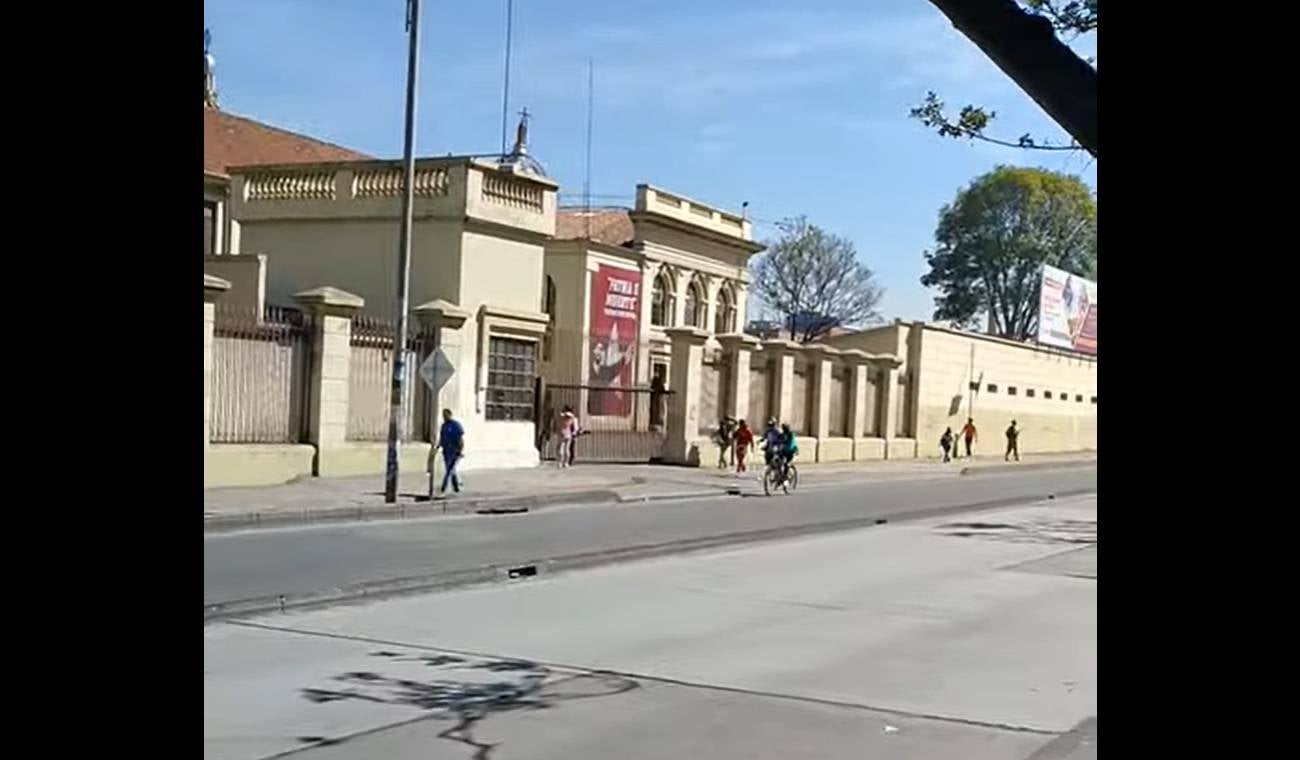 Pancarta de Fidel Castro
