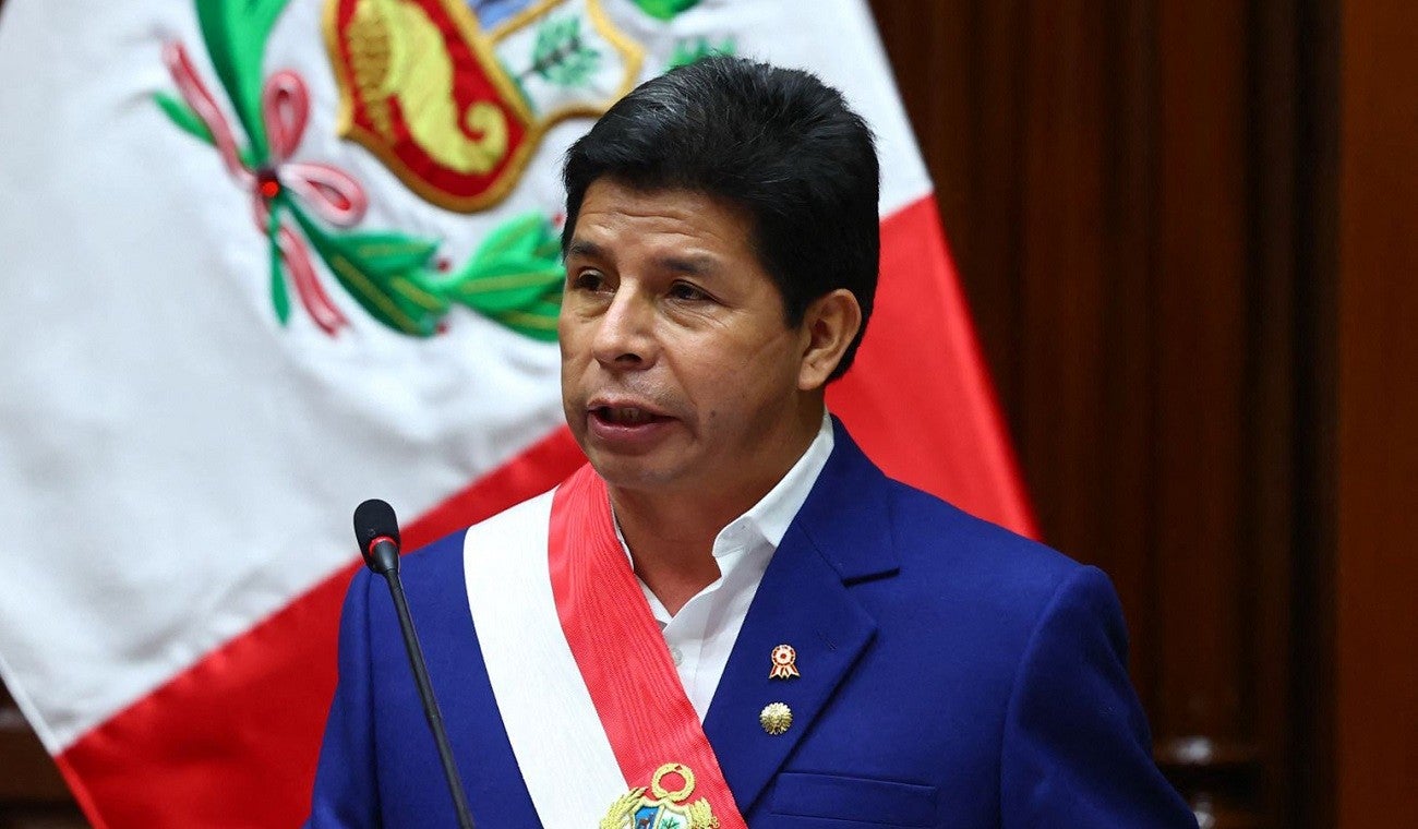 Pedro Castillo, presidente de Perú