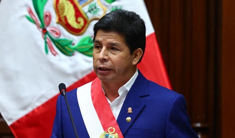 Pedro Castillo, presidente de Perú
