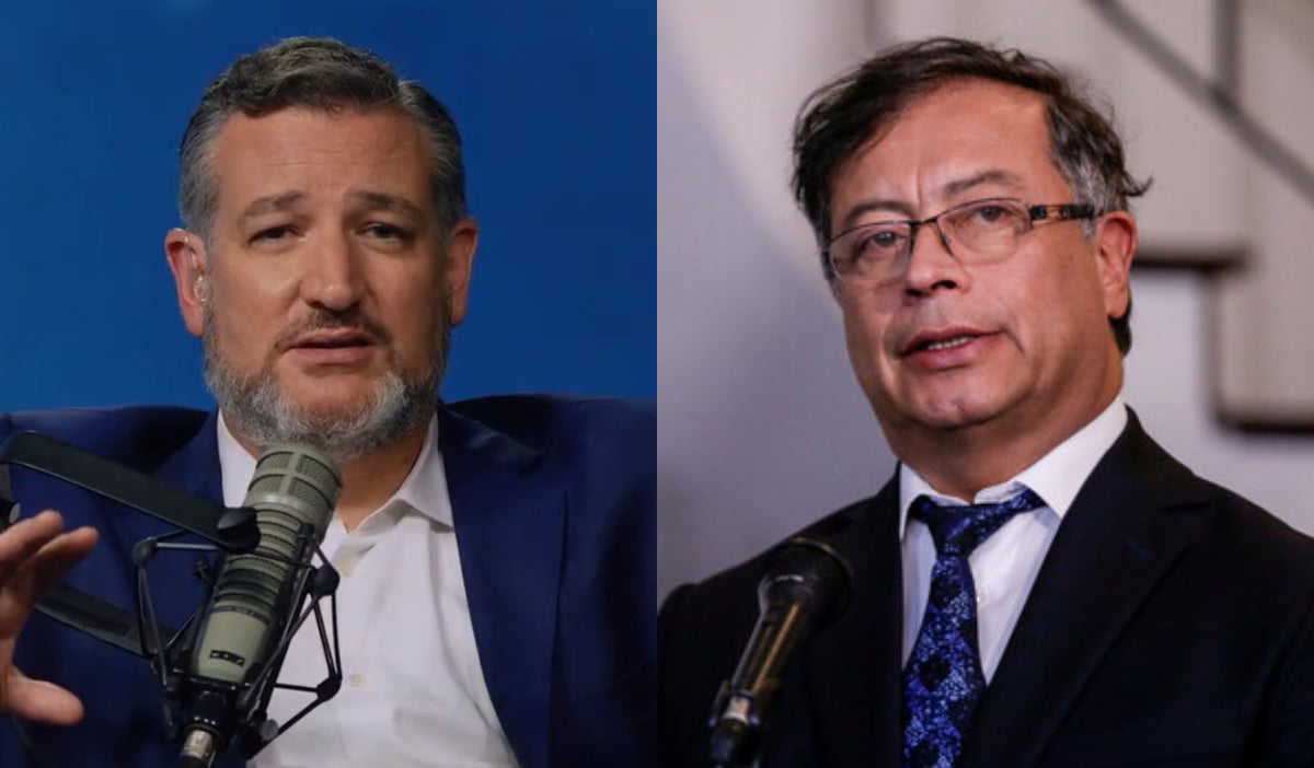 Ted Cruz y Gustavo Petro