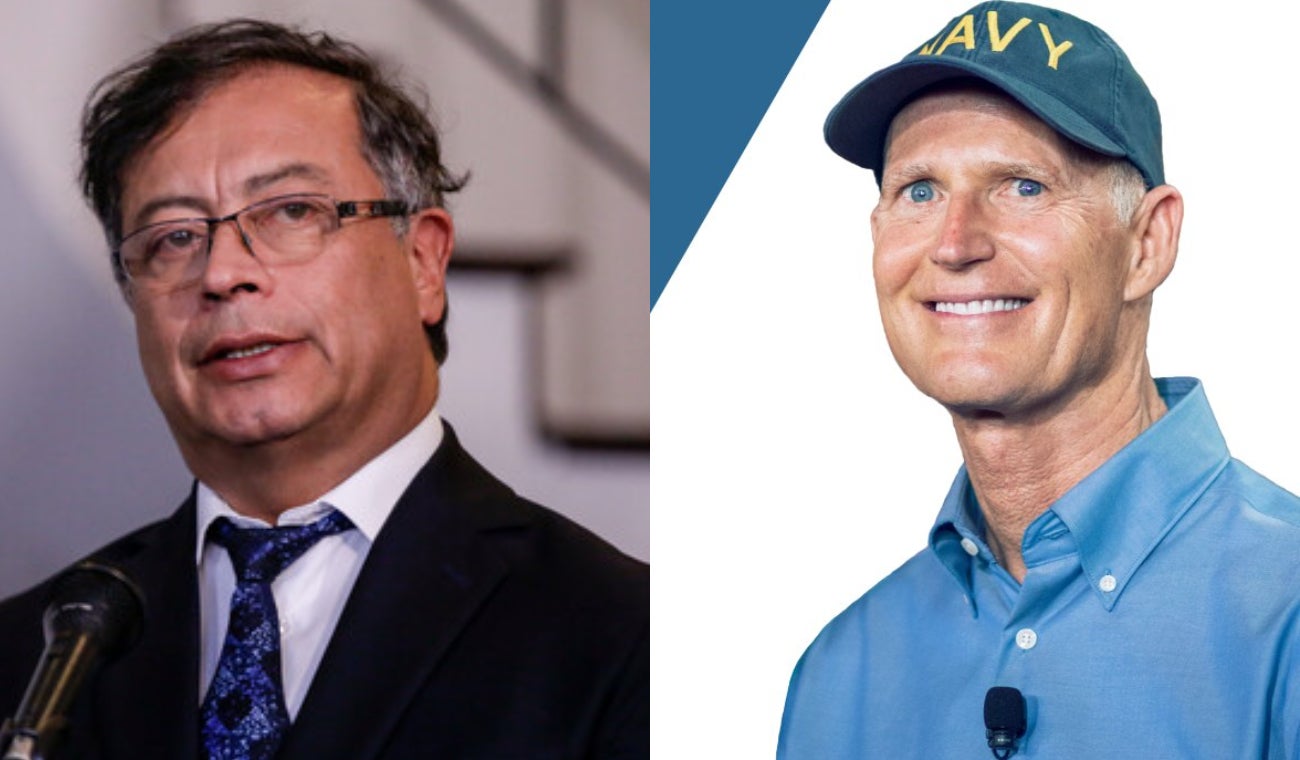 Gustavo Petro y Rick Scott