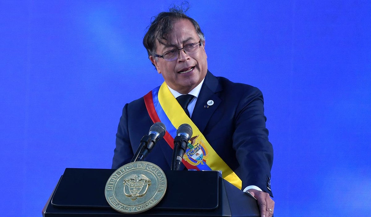 Presidente Gustavo Petro en su posesión