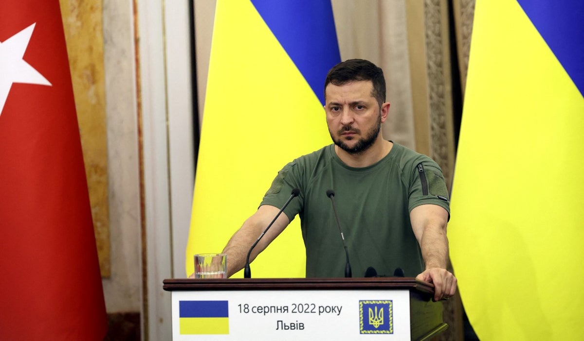 Volodymyr Zelensky, presidente de Ucrania