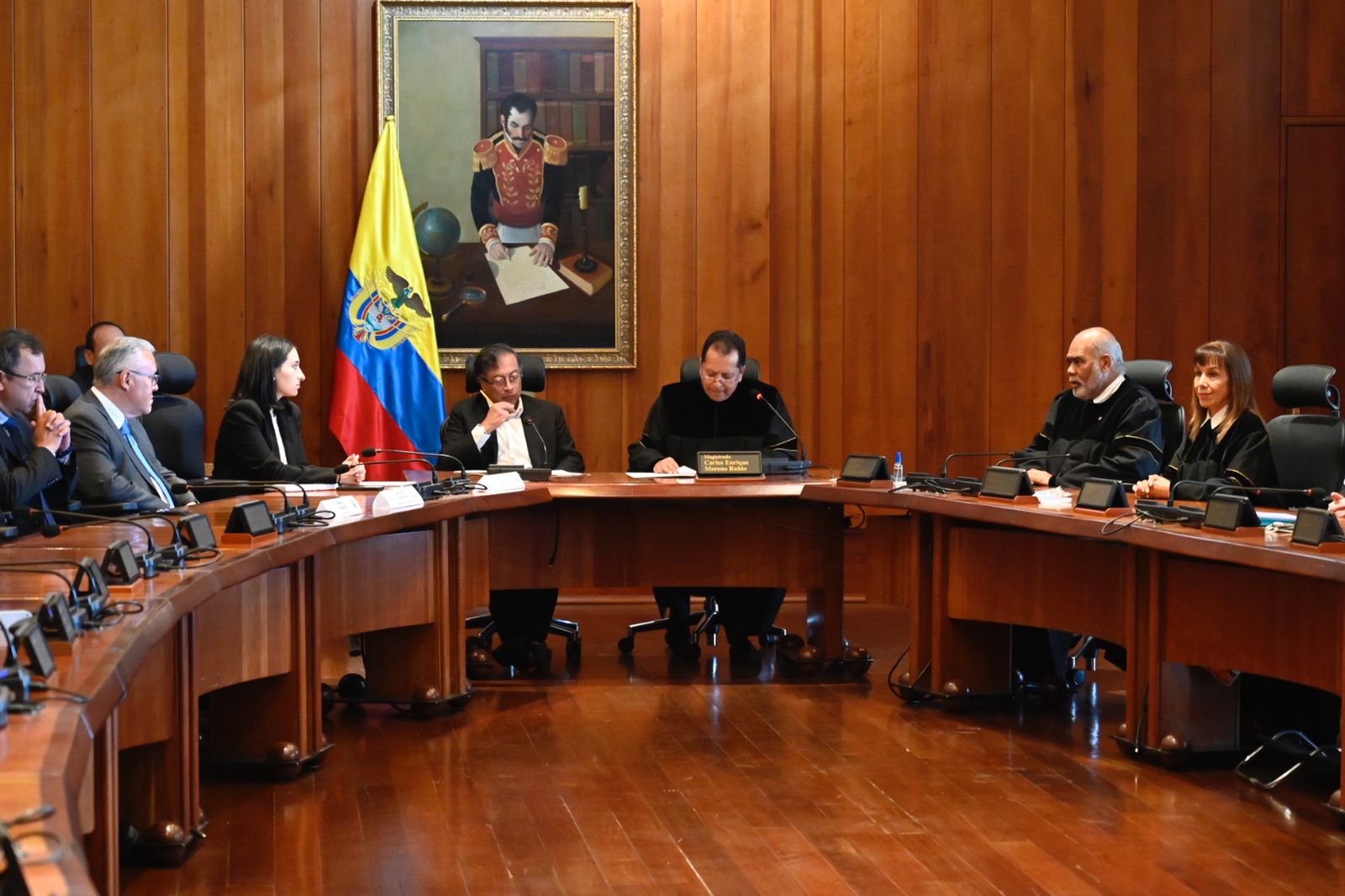 Presidente Gustavo Petro y Consejo de Estado