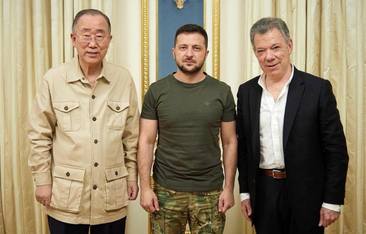 Santos y Zelensky