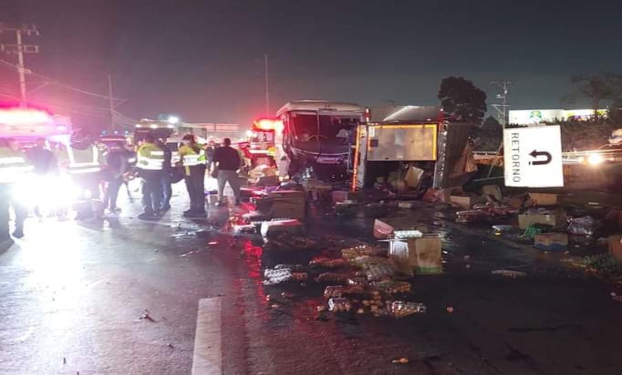 Accidente en vía Bogotá- Mosquera