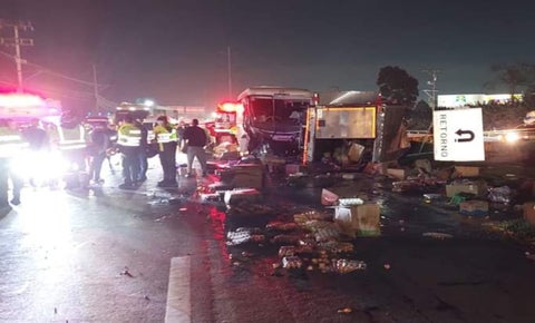 Accidente en vía Bogotá- Mosquera