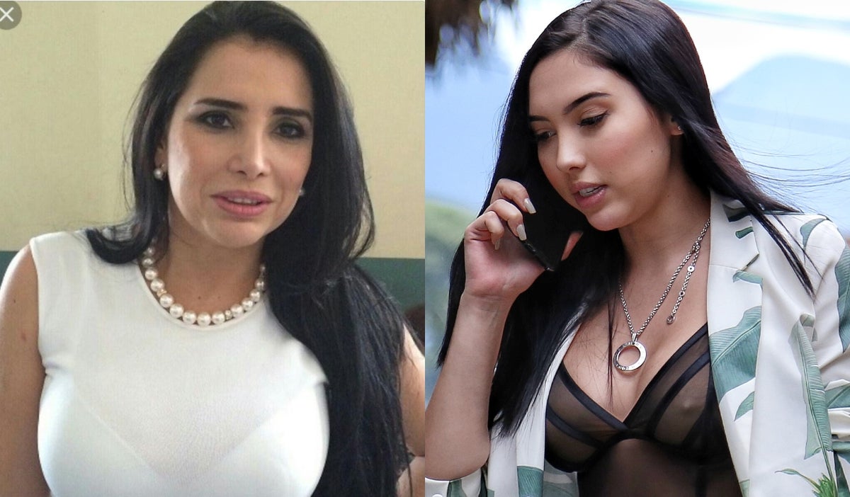 Aida Victoria Merlano en toalla antes de ser condenada