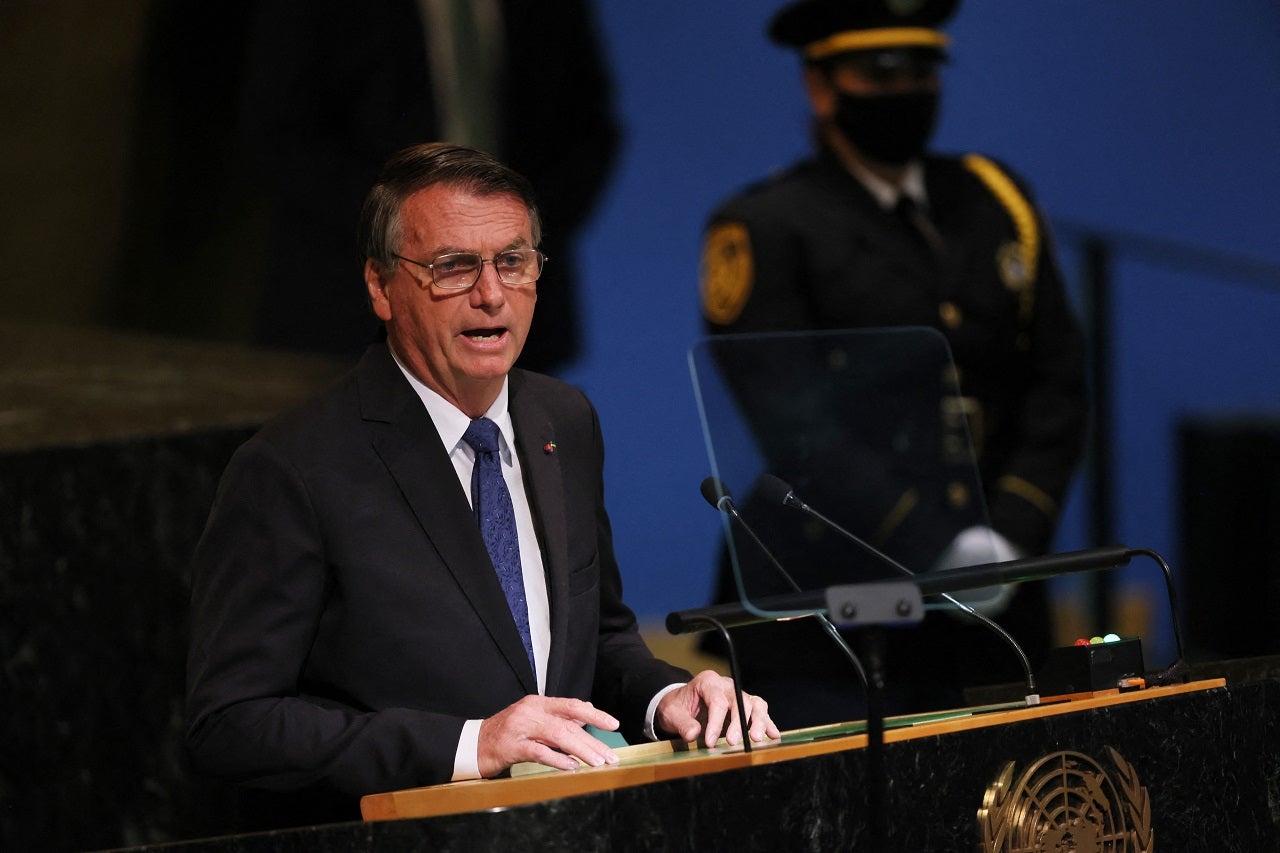 Jair Bolsonaro en la ONU