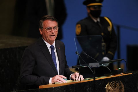 Jair Bolsonaro en la ONU