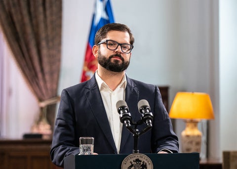 Gabriel Boric, presidente de Chile