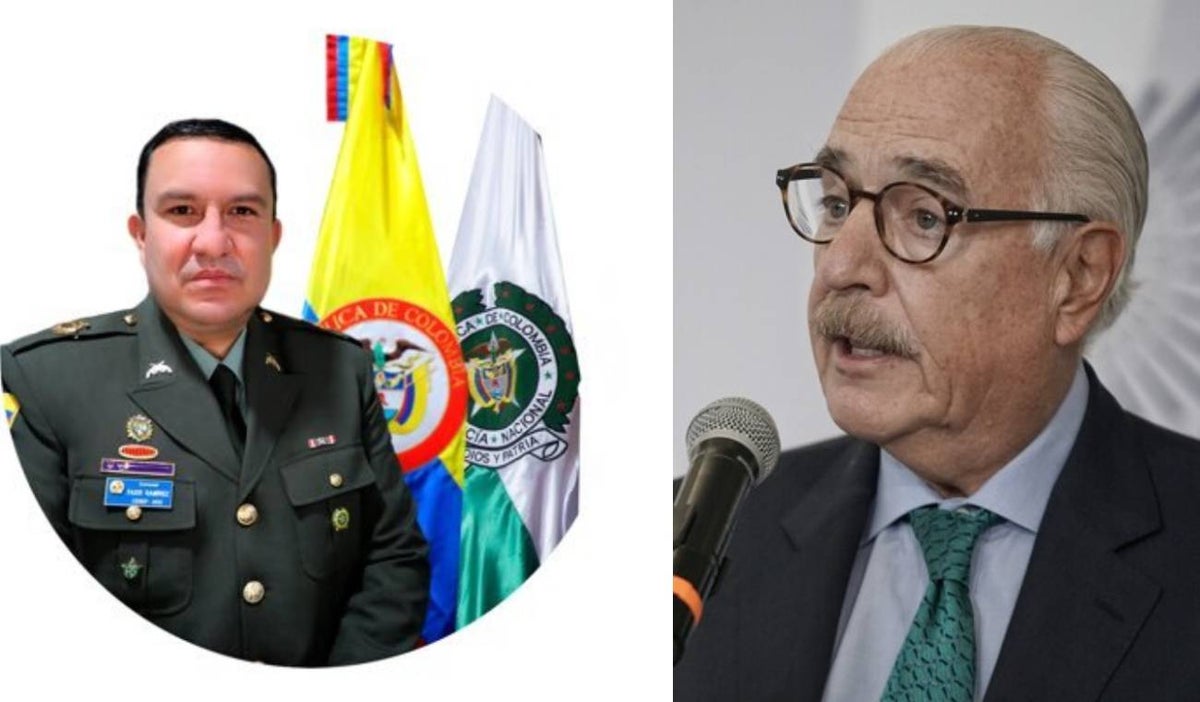 Coronel Faxir Ramírez Horta y Andrés Pastrana