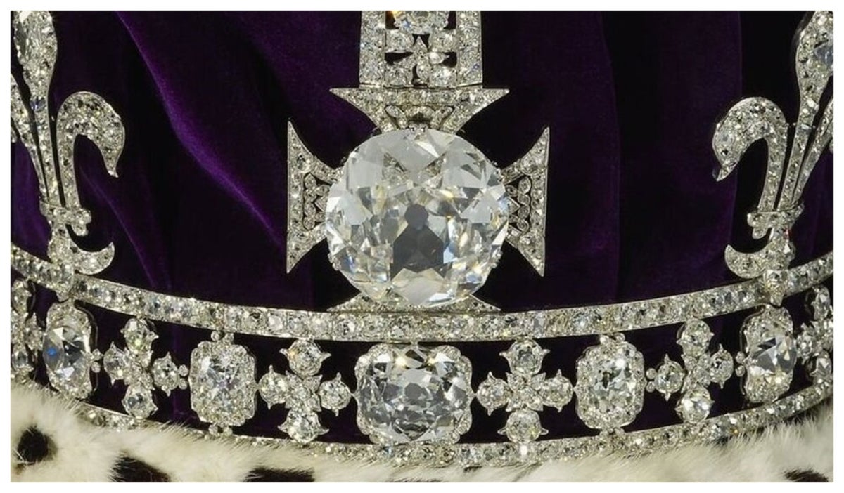 Diamante de la corona real