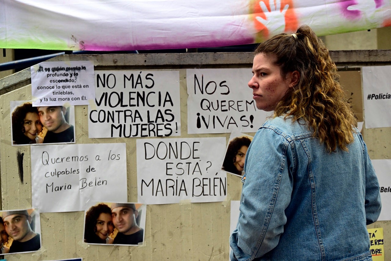 María Belén Bernal, desaparecida en Ecuador