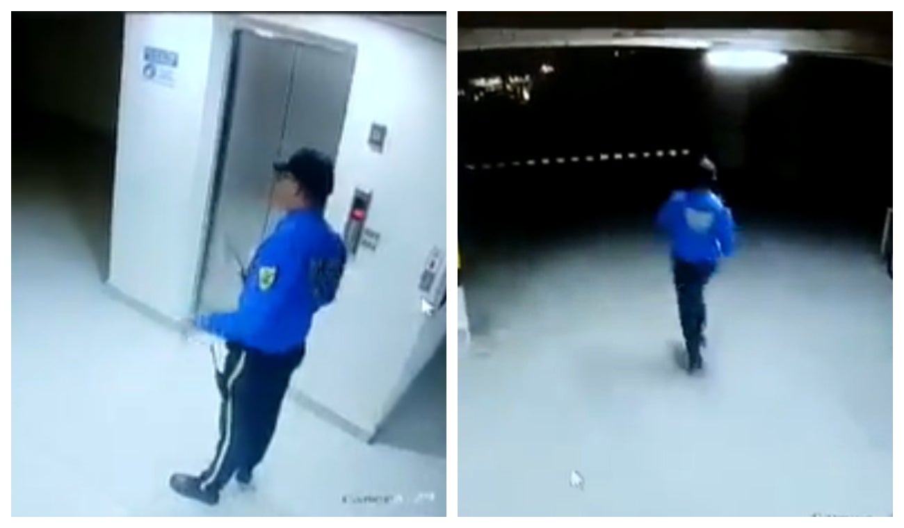 Fantasma hablando con un vigilante
