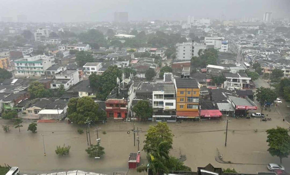 Cartagena inundada
