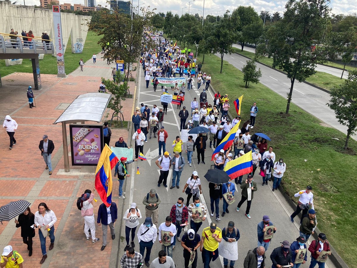 Marchas en Bogotá