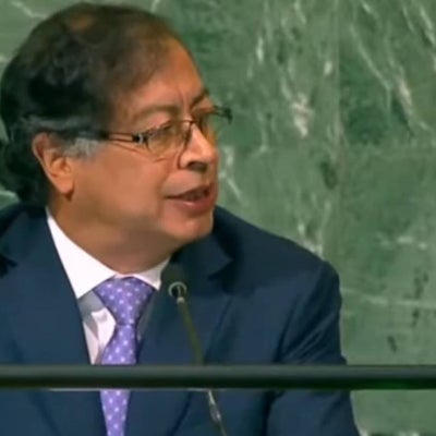 Gustavo Petro en Asamblea de la ONU critica a quienes lo ponen como excusa