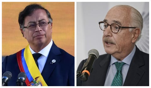 Gustavo Petro y Andrés Pastrana