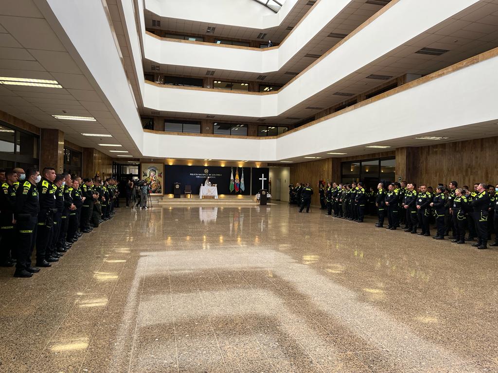 Homenaje de la Policía.