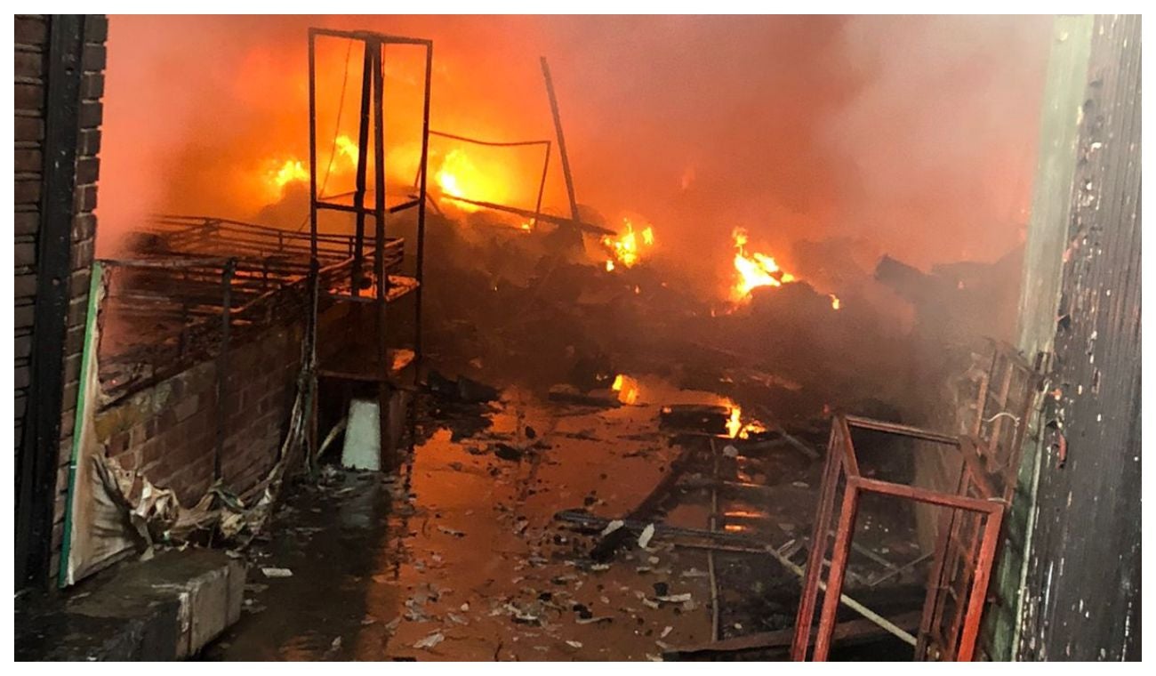 Incendio en Cali